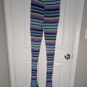 Amazon Multicolor Striped Leggings